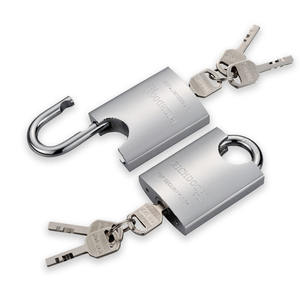 RICHDOOR candado de hierro envuelto en forma de arco de disco de 90mm candado resistente candado de prevención de cizalla - Product Image 5