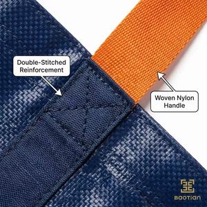 Borsa in Tessuto PP <span class=keywords><strong>di</strong></span> Alta Qualità con Capacità <span class=keywords><strong>di</strong></span> Carico fino a 20kg e Rivestimento Impermeabile - Product Image 3