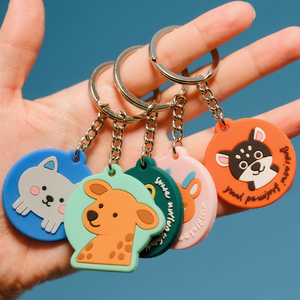 Custom PVC Carabiner <b>Keychains</b> Promotional Soft Eco-friendly 3D Shape Embossing Printing Bulk Corporate Gifts Events - Product Image 6