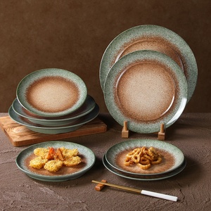 Assiette plate en mélamine de style européen créative, d'origine chinoise, pour la promotion publicitaire, plat froid, style occidental - Product Image 1