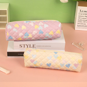 Venta al por mayor precioso estuche de lápices de corazón decorado con forro impreso lleno de <span class=keywords><strong>Girlhood</strong></span> - Product Image 6