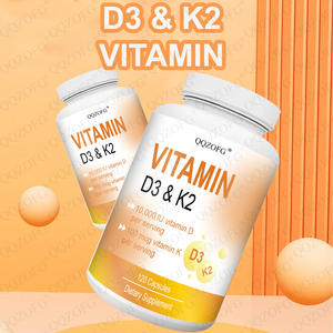 Capsule di Vitamina D3 e K2 OEM con Magnesio, Zinco e Polvere di Ossibile, Integratore Alimentare 10000UI per Porzione, 120 Capsule - Product Image 6