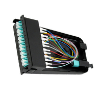 Module de cassette fibre optique 12 cœurs MPO MTP vers LC, cassette de brassage de fibres optiques multimodes OM3 OM4 pour centre de données, certifié CE ROHS REACH