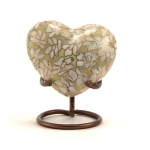 KHAN EXIMPO Floral Design Metal <b>Pet</b> <b>Keepsake</b> Urns with Stand Wholesale - Product Image 1