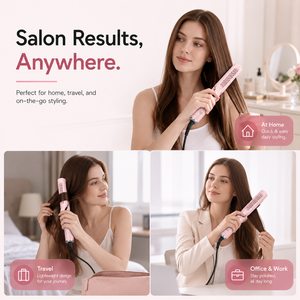 <span class=keywords><strong>Plancha</strong></span> <span class=keywords><strong>de</strong></span> <span class=keywords><strong>Pelo</strong></span> Profesional para Cabello Lacio y Rizado, Herramienta Portátil para Peinar con Queratina, Calentamiento Rápido, Multiestilos, para Marca OEM - Product Image 2