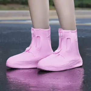 Stivali impermeabili in gomma antiscivolo EVA scarpe sportive antipioggia per scarpe sportive invernali antiscivolo in silicone stivali antipioggia
