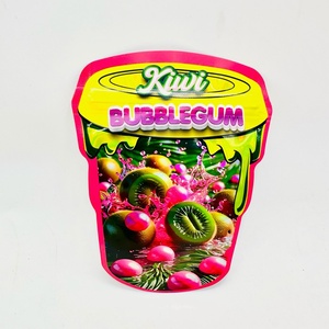 Candy Gummy 3.5g Edible Packaging Ziplock Die <b>Cut</b> Custom Printed Mylar Bags 3.5 Smell Proof Foil Moisture Proof - Product Image 3