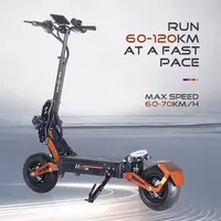 Livraison Rapide Obarter D5 Trottinette Électrique Puissante 2*2500W Double Moteur 5000W 12 Pouces 48V 35Ah Conçue pour Adultes