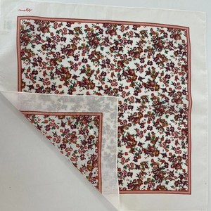 Elegante Pañuelo Cuadrado de Seda con Estampado Floral, Accesorio de Moda para Mujer, Multifuncional para Todas las Temporadas - Product Image 1