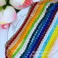 32 perles de fabrication de bijoux en boule de cristal à facettes
