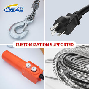 Alat Angkat Listrik Tali Kawat 120V untuk Konstruksi, Industri, Pabrik, Mini 300kg, Mikro 200kg, Kapasitas Angkat 500kg - Product Image 4
