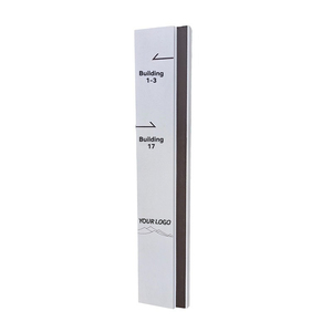 Señalización Direccional Moderna para Calles y Servicios Públicos, <span class=keywords><strong>Flechas</strong></span> de Aluminio Limpio con Bordes Reflectantes - Product Image 6