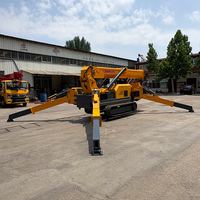 Prix d'usine Grue araignée sur chenilles 8 tonnes, support OEM, mini-grue araignée compacte pour le levage de matériaux dans les espaces étroits