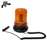Lumière stroboscopique de toit led de grande taille 80 leds 204mm pour remorque de chariot élévateur, lumière flash led 12-24V
