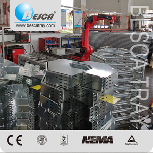 Besca l צורת סטנדרטי אורך שולחן ניהול כבל מגש - Product Image 2