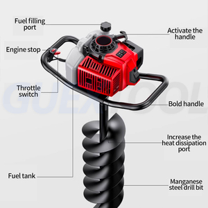 Machine de forage et de creusement au sol, excavatrice agricole pour vergers, piqueuse pour la plantation d'arbres - Product Image 6