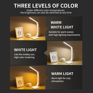 Nuevo producto al por mayor, lámpara de mesa de estudio <span class=keywords><strong>LED</strong></span>, fabricante de muebles de sala de estar para el hogar, lámpara de luz moderna para escritorio de estudio - Product Image 3