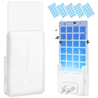 La luz UV interior atrae mosquitos, trampa para moscas pegajosa, trampa para insectos voladores