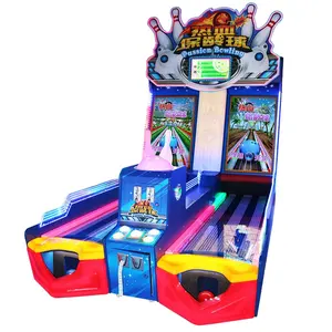 Hot sale indoor funny cricket bowling redemption arcade game machine for adults
