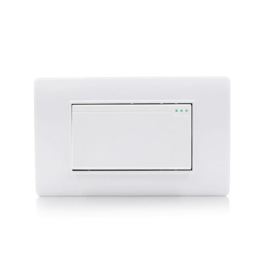Factory Supplier Home PC Panel White Color 110V-250V 10A-16A Electrical Lights Control 1 Gang 1 way 2 way Wall Switch