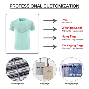 Compression Shirt t Shirt for Men <strong>Clothing</strong> <strong>Manufacturers</strong> Oversized Sublimation Blanks Summer Gym Wear Men's T-Shirts - Product Image 5