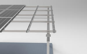 Structure de <span class=keywords><strong>carport</strong></span> solaire à <span class=keywords><strong>prix</strong></span> <span class=keywords><strong>d</strong></span>'usine <span class=keywords><strong>en</strong></span> acier au carbone haute résistance, montée au sol, pour stationnement de voitures - Product Image 3