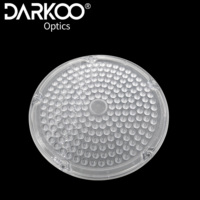 Lentilles diffuseur pour éclairage haut-bay UFO 254 LED, forme ronde de 280 mm, 120 degrés, lentille pour lampe haut-bay LED