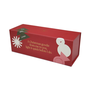 <strong>Wholesale</strong> Premium Quality <strong>Christmas</strong> <strong>Gift</strong> Box Set Custom Magnetic Folding Candle Box Packaging - Product Image 2