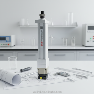 Cilindro Eléctrico bibo LIND LDE63 de 600 mm de Recorrido, Carga Media, con Rodamiento de Aluminio y Rosca Laminada para la Industria Automotriz, Aeroespacial y Ferroviaria - Product Image 2