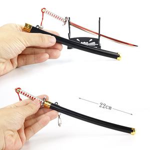2026 diseño Popular aleación Anime Demon Slayers <span class=keywords><strong>Tsuyuri</strong></span> <span class=keywords><strong>Kanao</strong></span> Katana espada modelo prensa Auto expulsión llavero para <span class=keywords><strong>Cosplay</strong></span> - Product Image 2