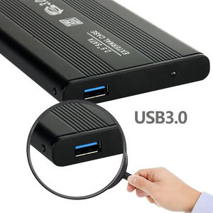 USB 3.0アルミニウムモバイル外部エンクロージャボックスケース2.5 \ "SATA HD/SSD外付けハードドライブディスク<span class=keywords><strong>HDD</strong></span>金属材料付き - Product Image 3