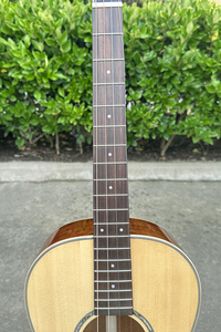 China Brand New Developed High Quality All Solid Spruce <b>Top</b> Mahogany Guitar Steel <b>String</b> 4 <b>String</b> Acoustic Guitar - Product Image 4