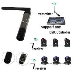 Igracelite <strong>2.4g</strong> Xlr <strong>Wireless</strong> Dmx512 Singal <strong>Transmitter</strong> and Receiver 3-Pin Xlr Connector - Product Image 2