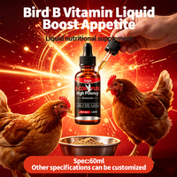 Vitamine B liquide complexe pour pigeons et perroquets avec acides aminés et extrait de foie, gouttes de soutien immunitaire et énergétique pour volailles et oiseaux exotiques