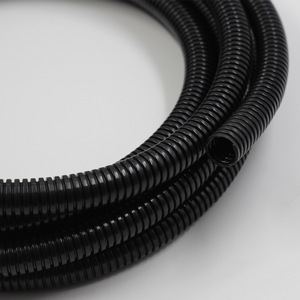 Leather Plastic Corrugated Pipe Ad10 106 Flexible Hose For Electrical Wire Protection - Product Image 1