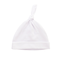 Gorro de Bebé Ecológico, Transpirable y de Alta Calidad al por Mayor, Talla Única Unisex para Recién Nacidos, Niños Pequeños, de Algodón con Nudo