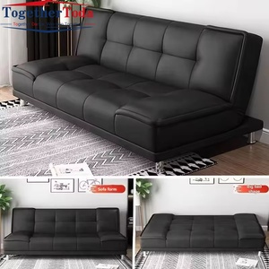 Sofá Cama Moderno de Piel Sintética con Almacenamiento, Sofá Convertible para Apartamento, Sala de Estar o Habitación de Invitados, Venta al Por Mayor - Product Image 2