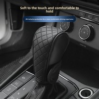 Housse de protection pour levier de vitesses en cuir PU de haute qualité, prix de gros, accessoires intérieurs de voiture élégants pour le levier de vitesses