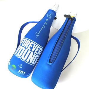 Cách điện tùy chỉnh rượu vang Túi rượu vang một chai Quà tặng Túi tàu sân bay Tote Neoprene rượu mát - Product Image 3