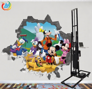 Trực tiếp để tường máy in UV tường máy in <span class=keywords><strong>3D</strong></span> UV dọc tường máy sơn - Product Image 2