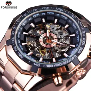 2022 New Forsining Luxury Automatic Analog Men Watches Simple Business Waterproof Skeleton Mechanical Wristwatch Relogio Masculi