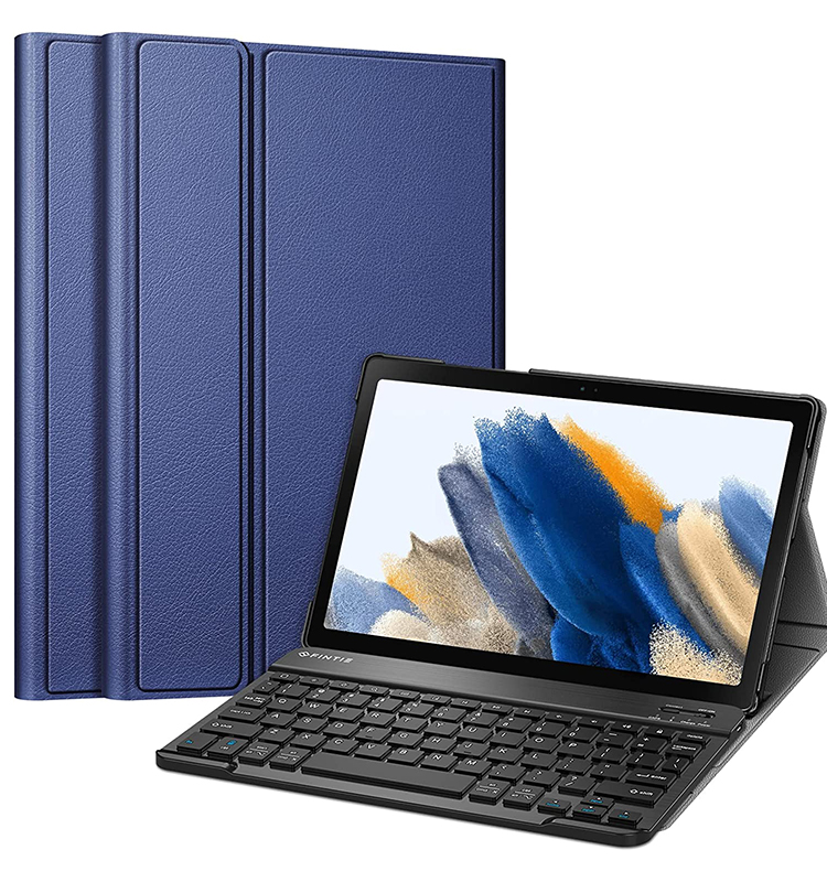 Custodia blu Navy + tastiera nera