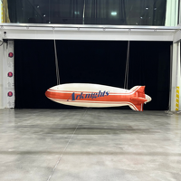 Ballon gonflable personnalisé en forme de dirigeable à l'hélium, ballon suspendu pour événements