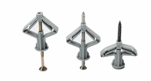 Hueco de plástico de pared enchufe de alas de mariposa de palanca ancla - Product Image 4