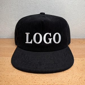 Casquettes Snapback en Corduroy Vert Personnalisées pour Hommes, Broderie de Logo, Casquettes de Baseball Snapback pour Hommes Unisexe - Product Image 6