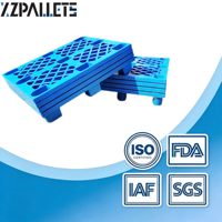 Palette en plastique industrielle pour entrepôt et supermarché, à grille, de 9 pieds, en promotion