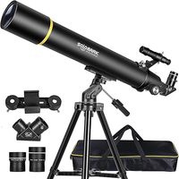 Solomark Factory Wholesale Waterproof Bak4 Zoom Lens High-Powered 80mm Sports Telescope for Kids Beginners Includes Carrying Bag