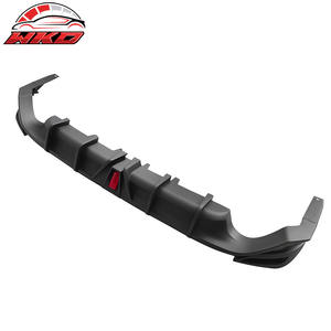 Diffuseur arrière pour Toyota Camry 2018-2024 LE XLE avec éclairage LED - Noir mat, kit carrosserie de haute qualité - Product Image 3