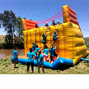 Défi ultime de boot camp pour adultes, parcours d'obstacles gonflable Ninja Warrior pour la construction d'équipe en plein air - Product Image 1