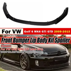 สำหรับ Golf 6 MK6 GTD ปี 2009-2013 ชุดแต่งกันชนหน้า 3 ชิ้น สปอยเลอร์ลิปดิฟฟิวเซอร์ ชุดแต่งรอบคัน - Product Image 1